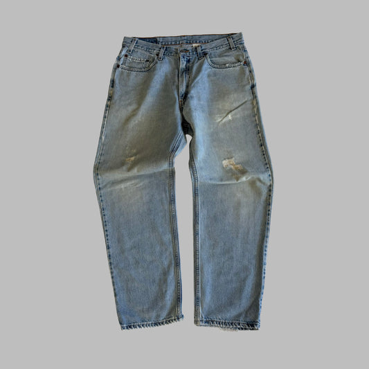 90s Levis 550 Paper Tag Wide Leg Jeans - 36 x 30