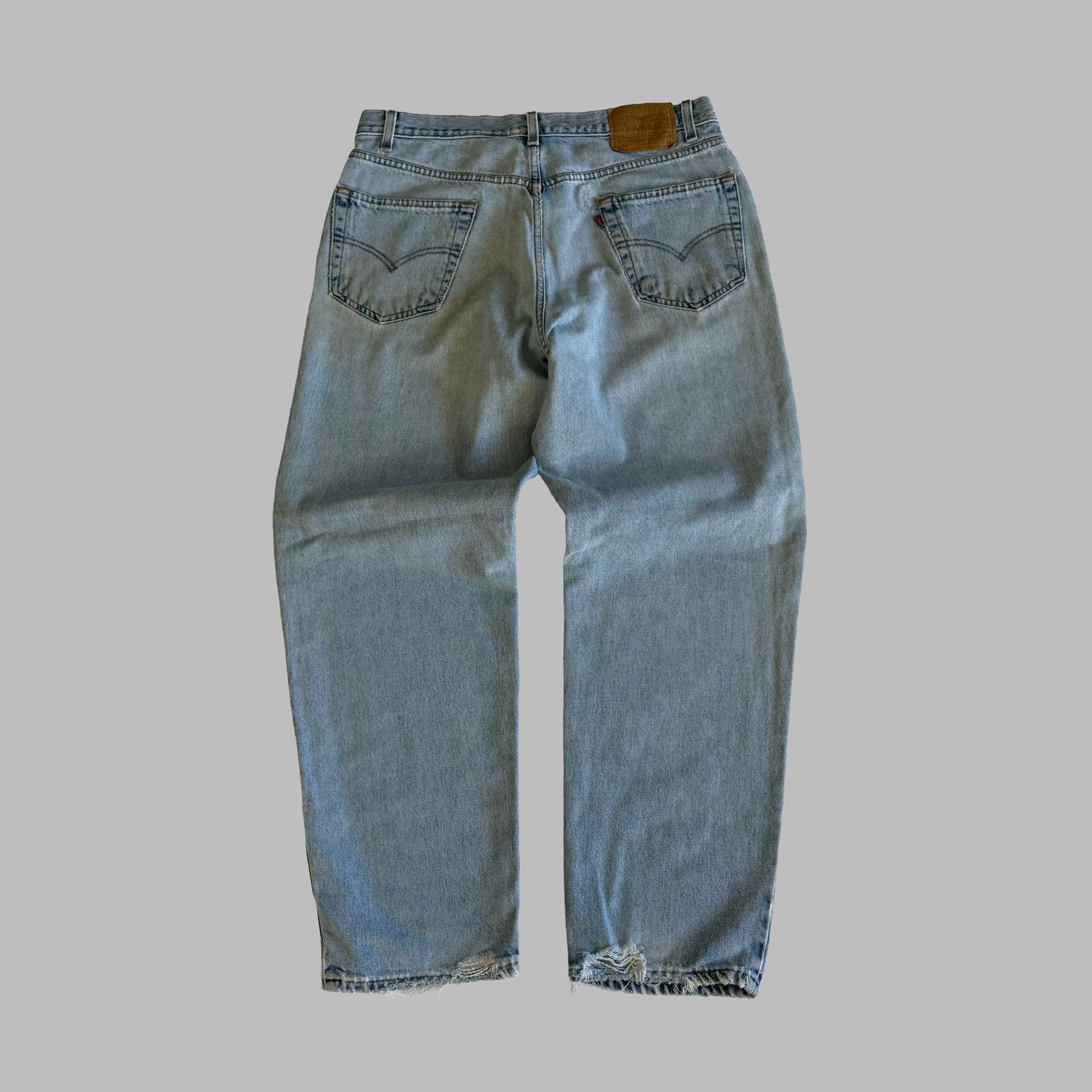 90s Levis 550 Paper Tag Wide Leg Jeans - 36 x 30