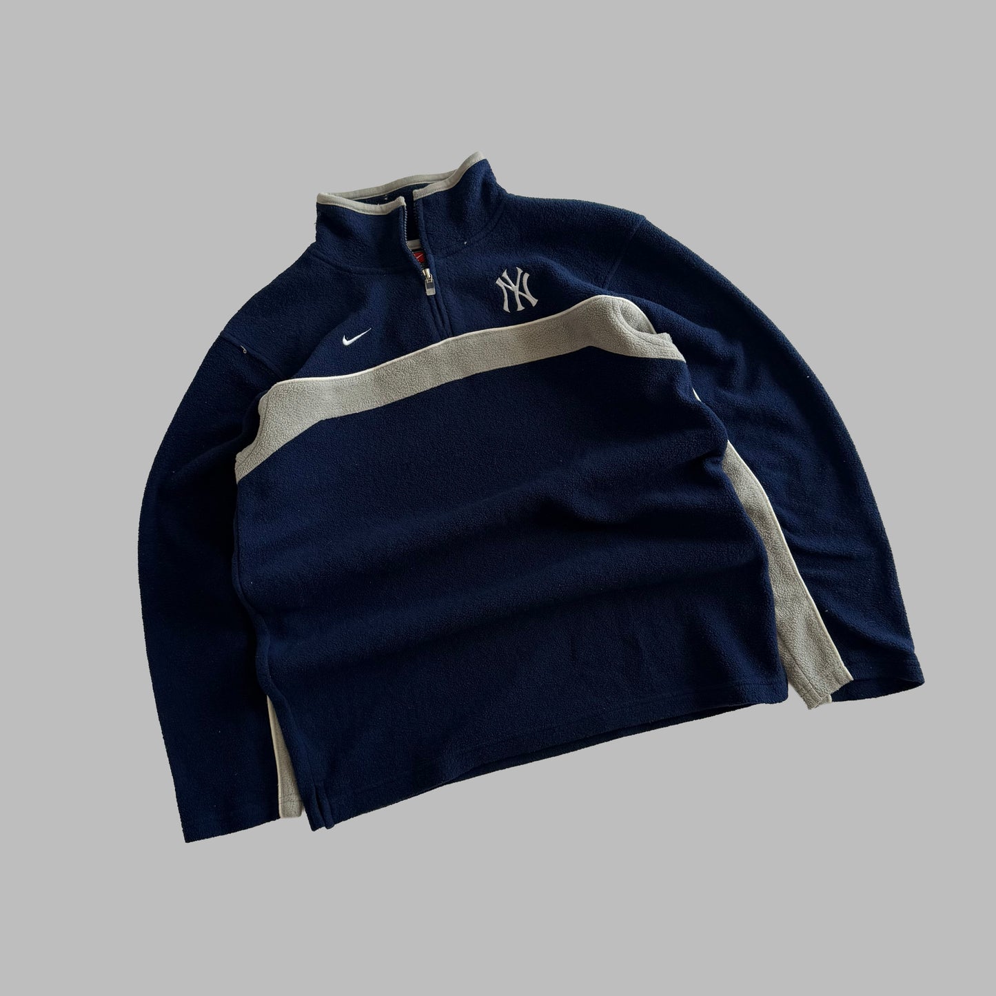 90s Nike Team Yankees Panelled Fleece - M