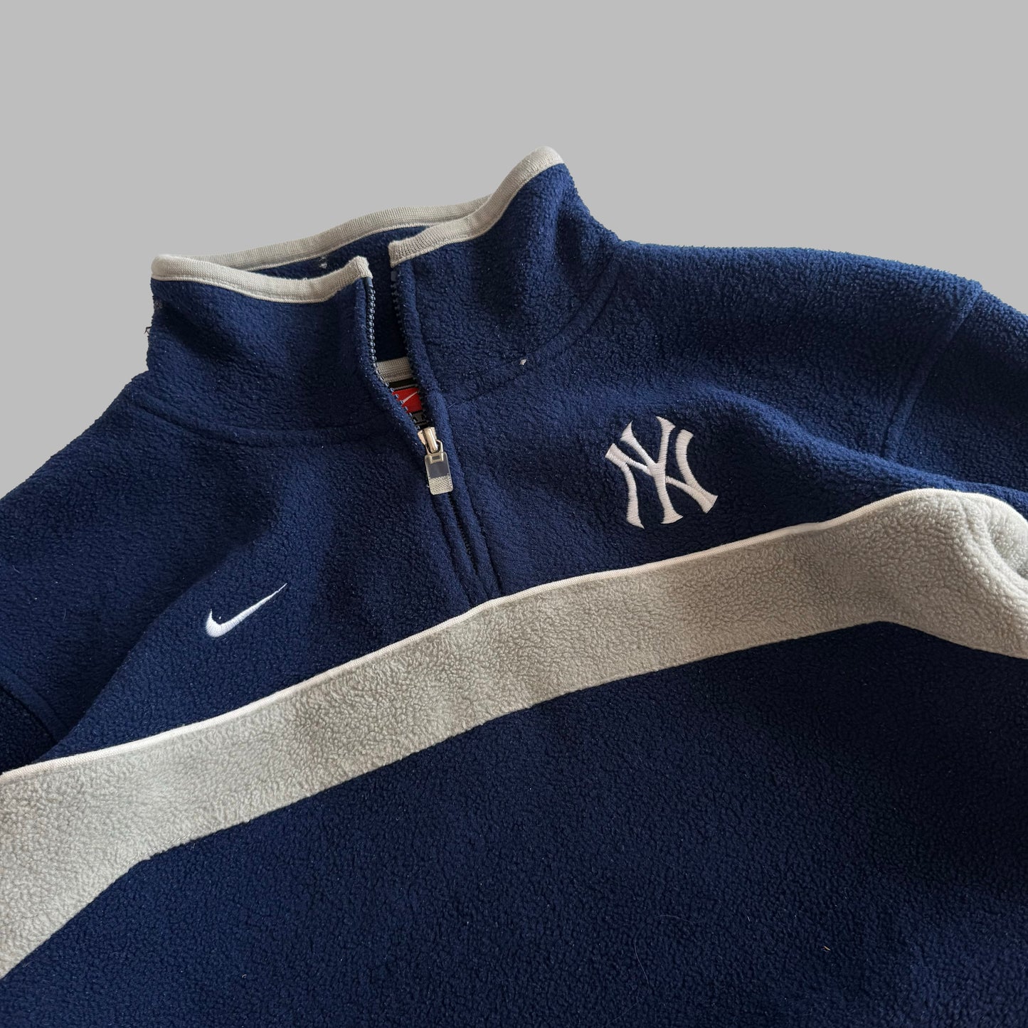 90s Nike Team Yankees Panelled Fleece - M