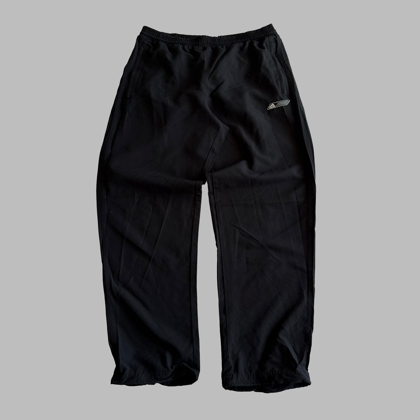 00s Adidas Wide Leg Track Pants - Medium