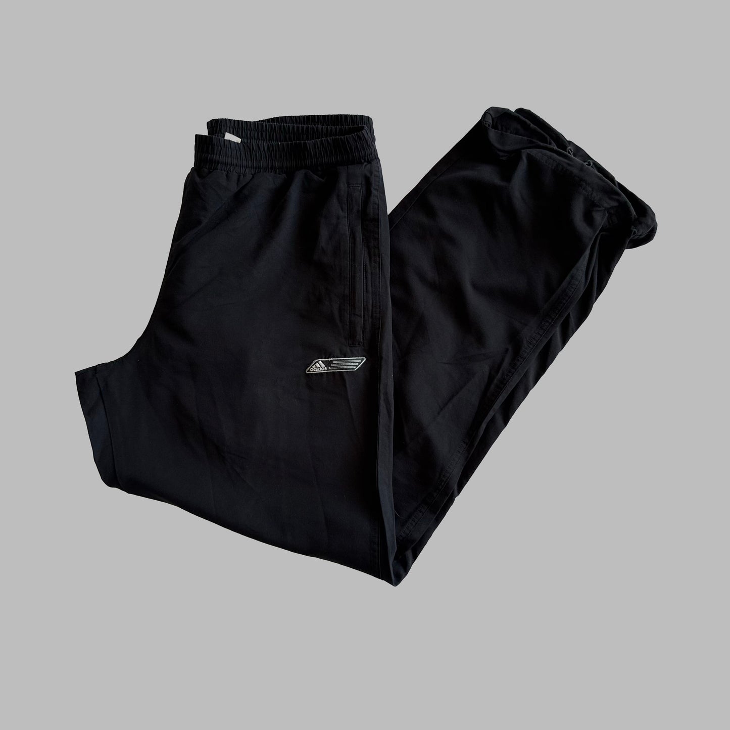 00s Adidas Wide Leg Track Pants - Medium