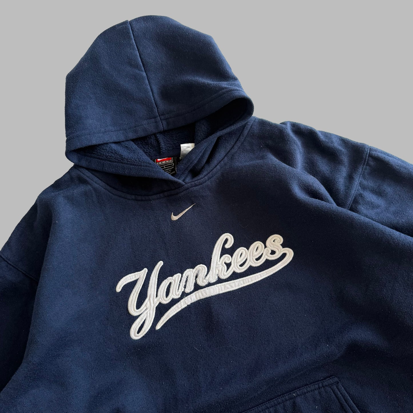 90s Nike Team Yankees Hoodie - L