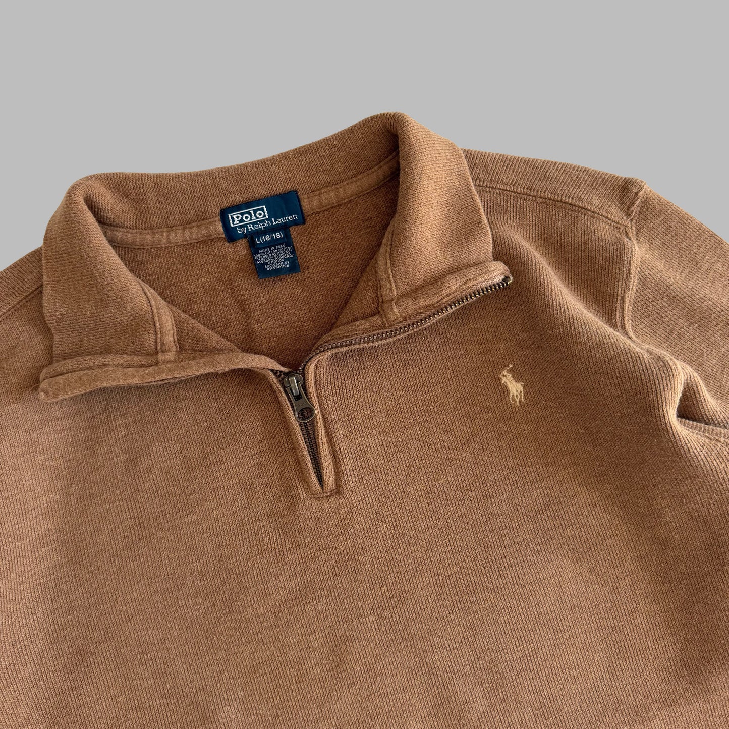 90s Polo Ralph Lauren Quarter Zip - L