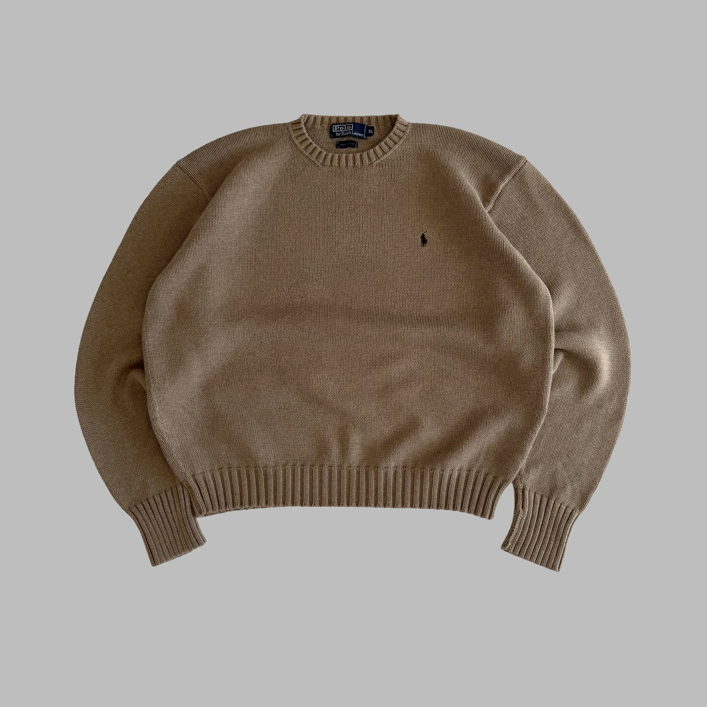 90s Polo Ralph Lauren Cotton Heavy Knit - XL