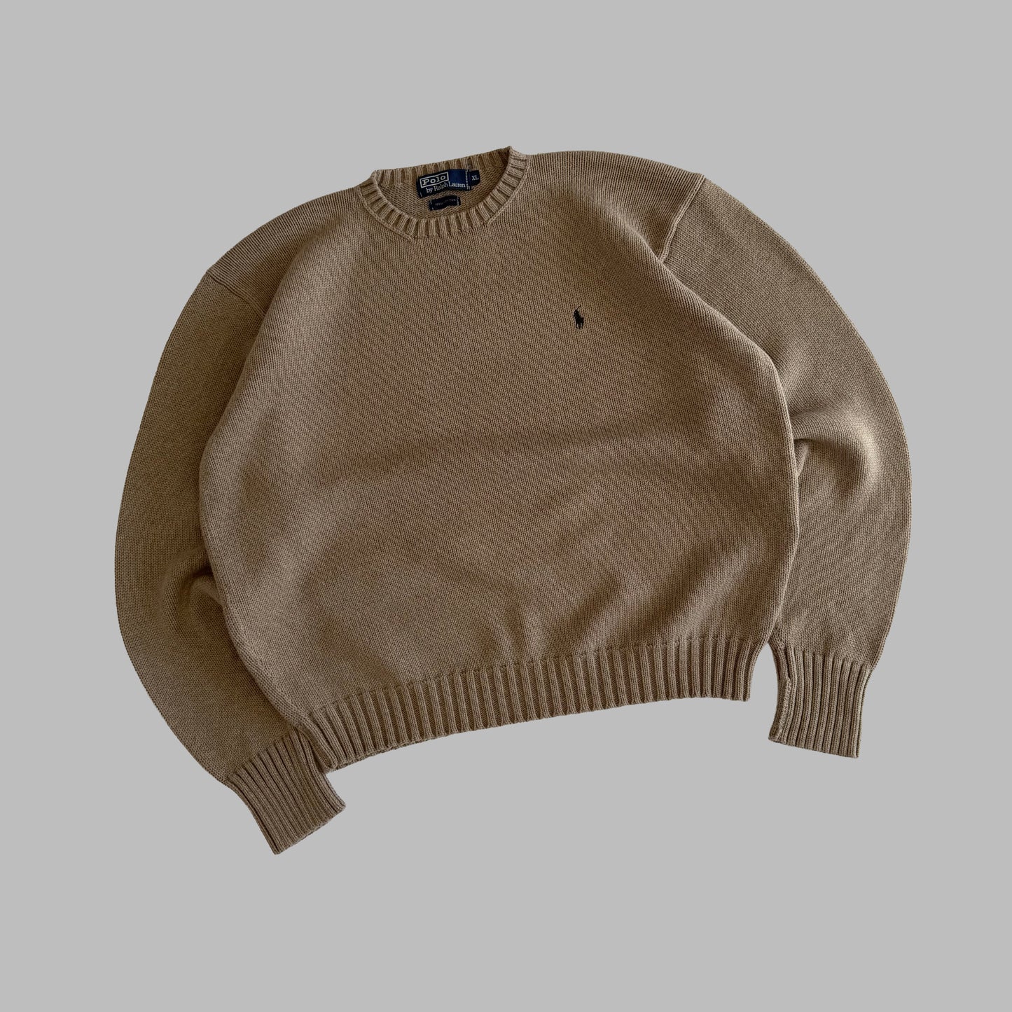 90s Polo Ralph Lauren Cotton Heavy Knit - XL
