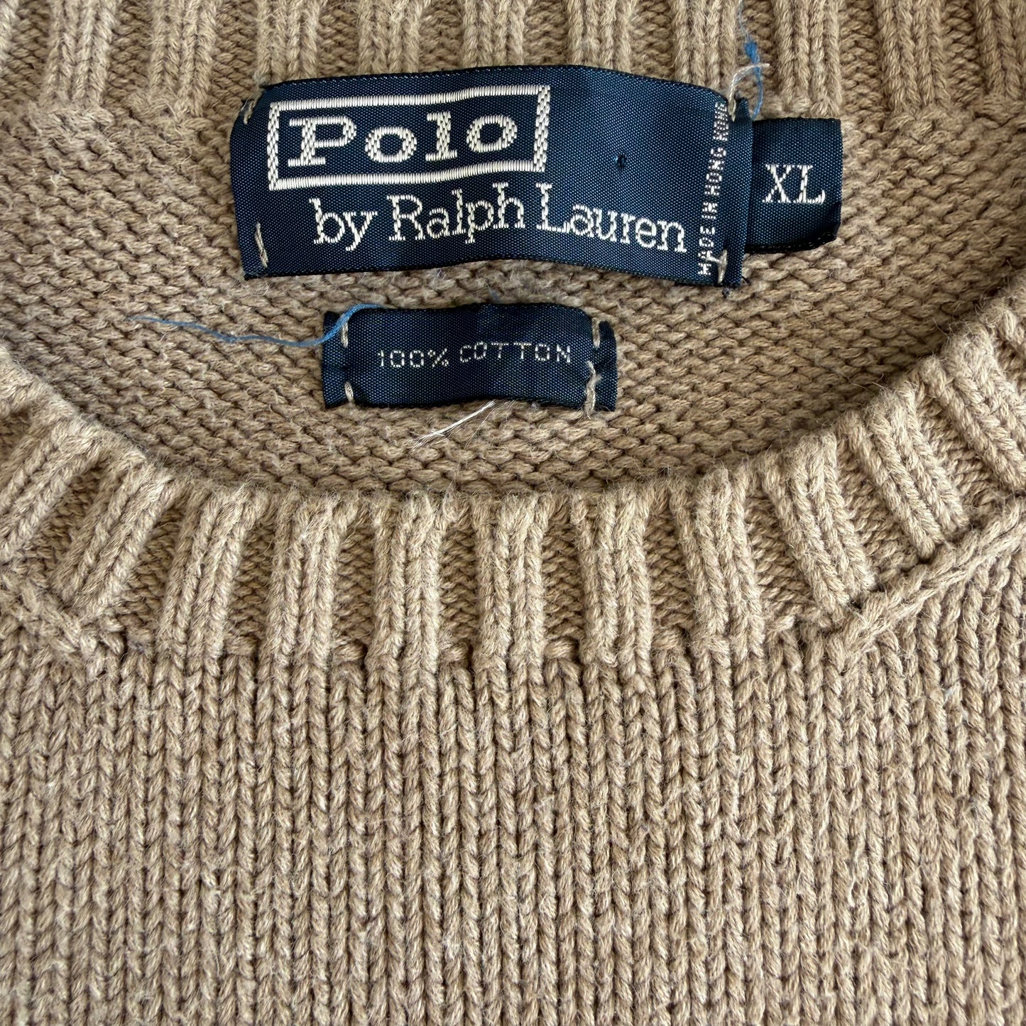 90s Polo Ralph Lauren Cotton Heavy Knit - XL