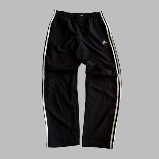 00s Adidas Wide Leg Track Pants - Medium