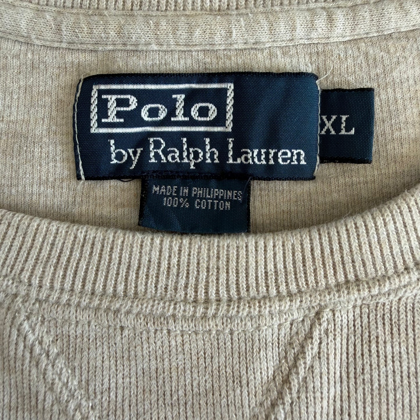 90s Polo Ralph Lauren Cotton Pull Over - XL