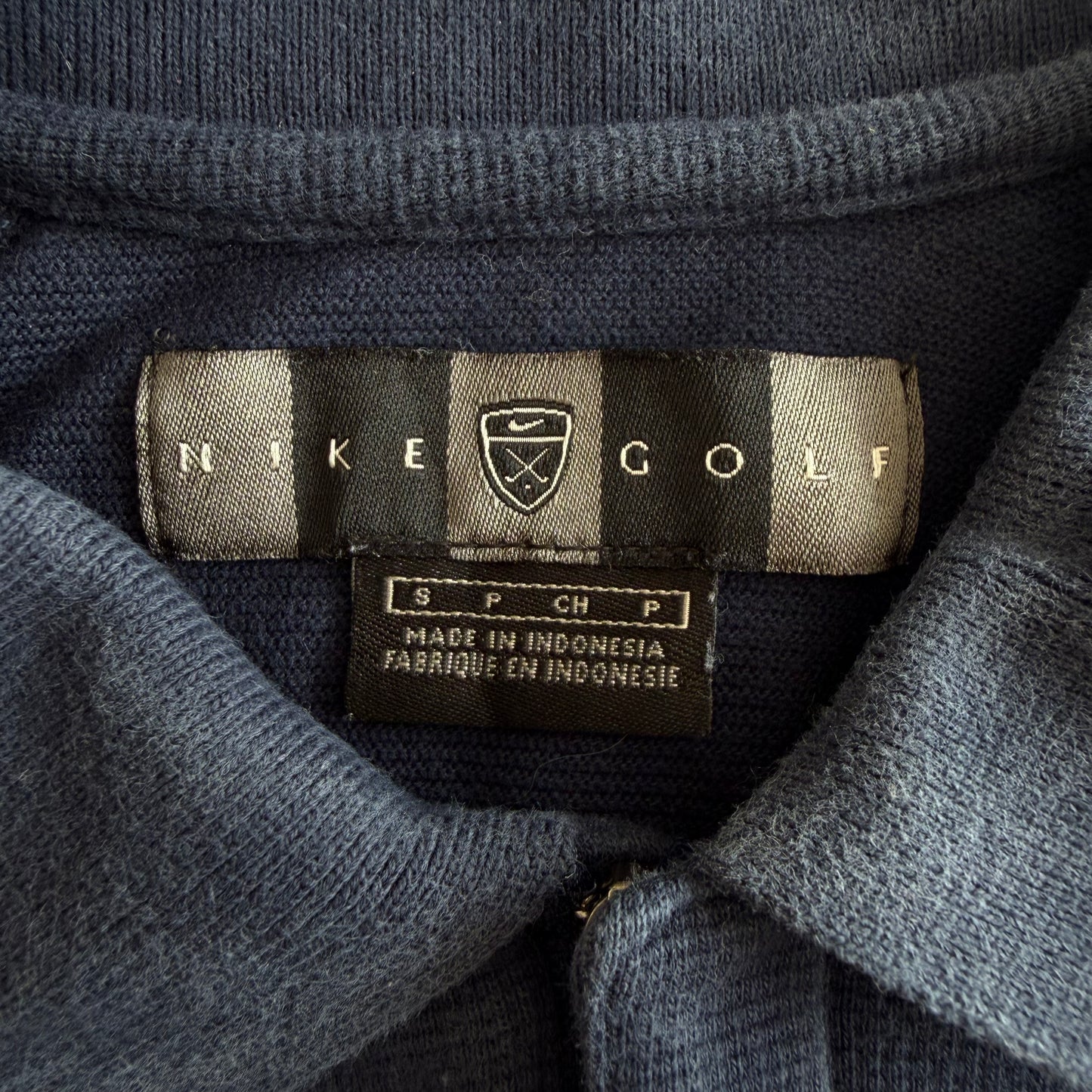Y2K Nike Golf Striped Quarter Zip Pullover - S