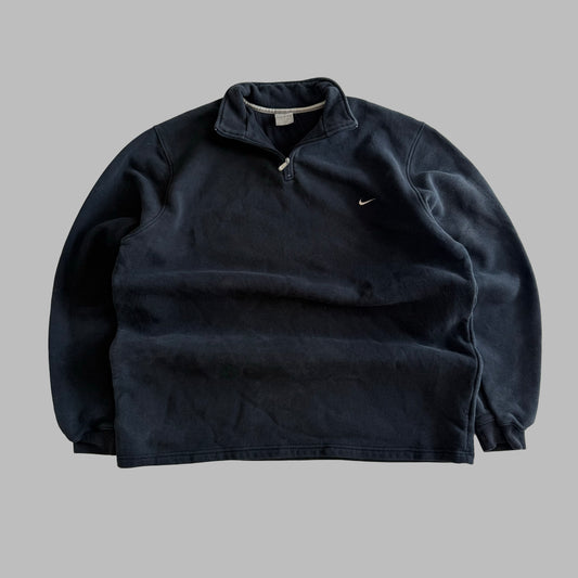 Y2K Nike Single Swoosh Quarter Zip - XL