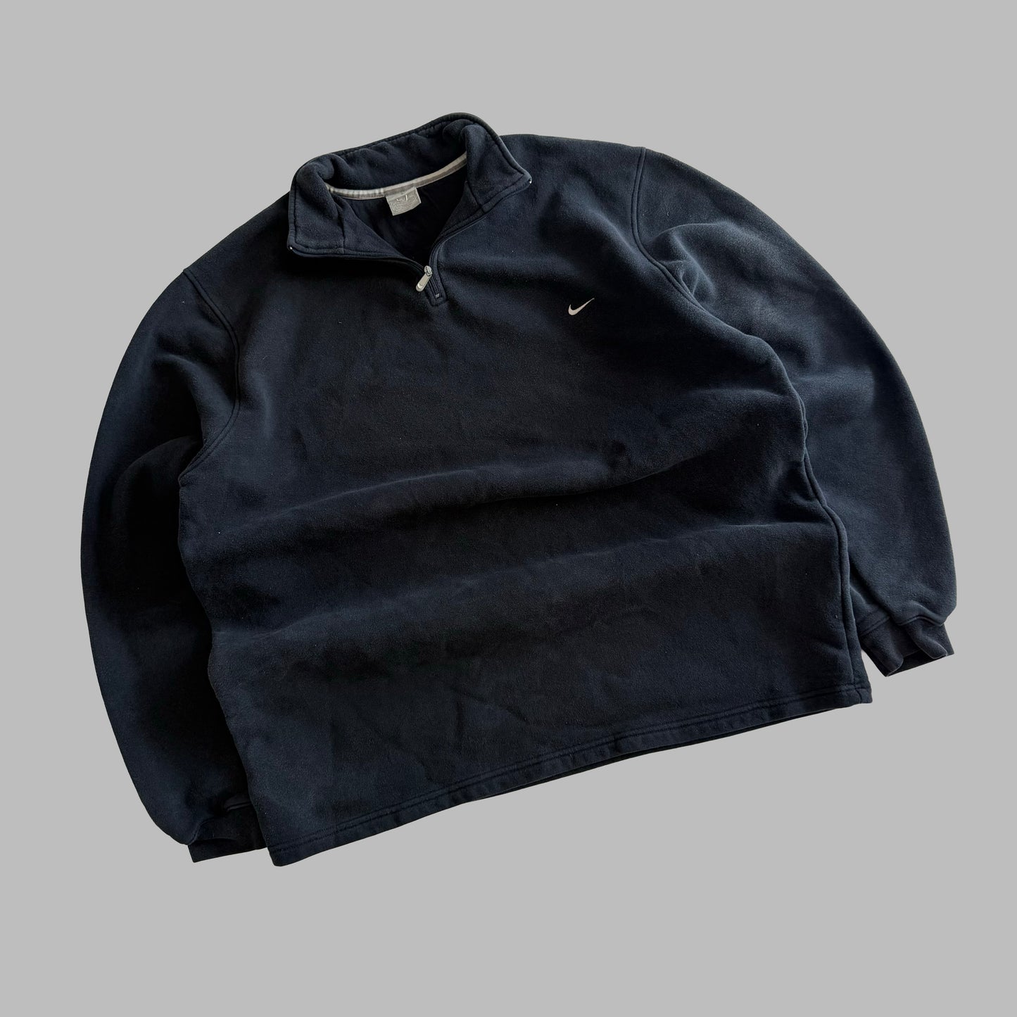 Y2K Nike Single Swoosh Quarter Zip - XL