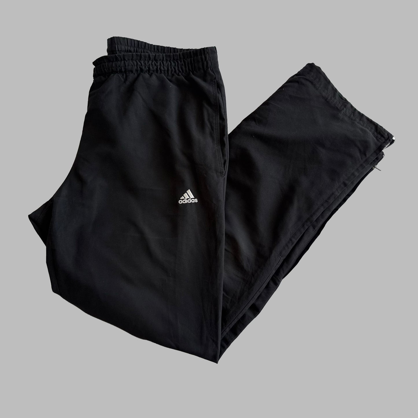 00s Adidas Wide Leg Track Pants - Medium
