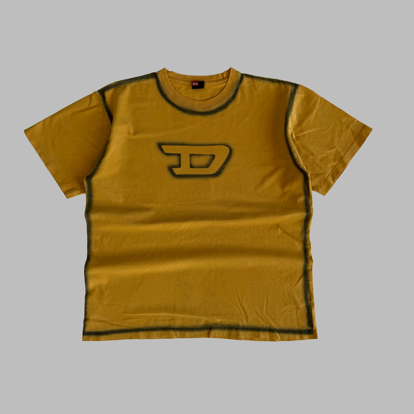 Y2K Diesel Spray Paint T-Shirt - L