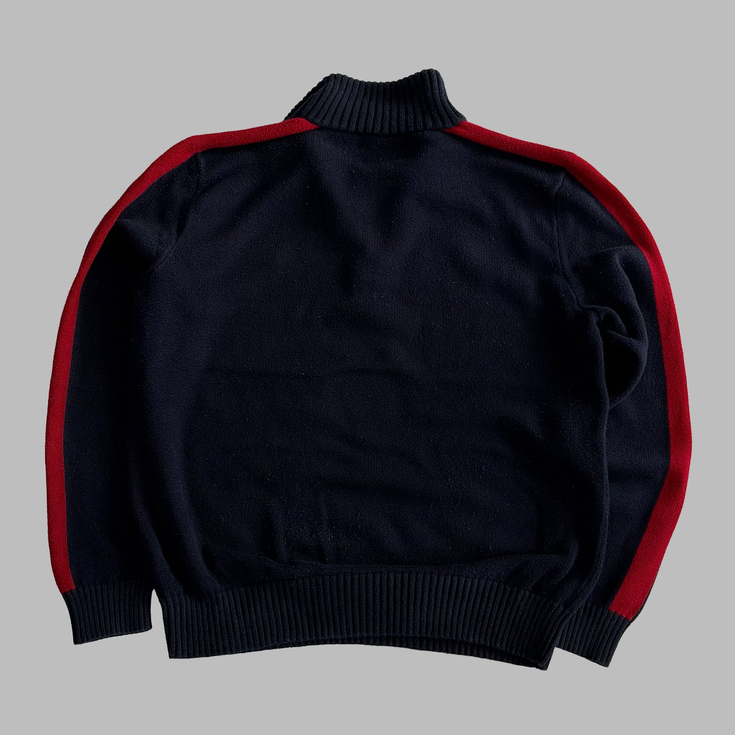 90s Polo Ralph Lauren Striped Quarter Zip - L