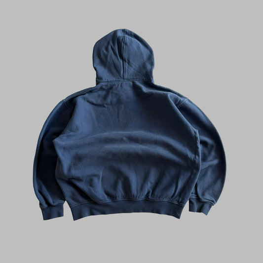 90s Adidas Minimal Heavyweight Hoodie - M