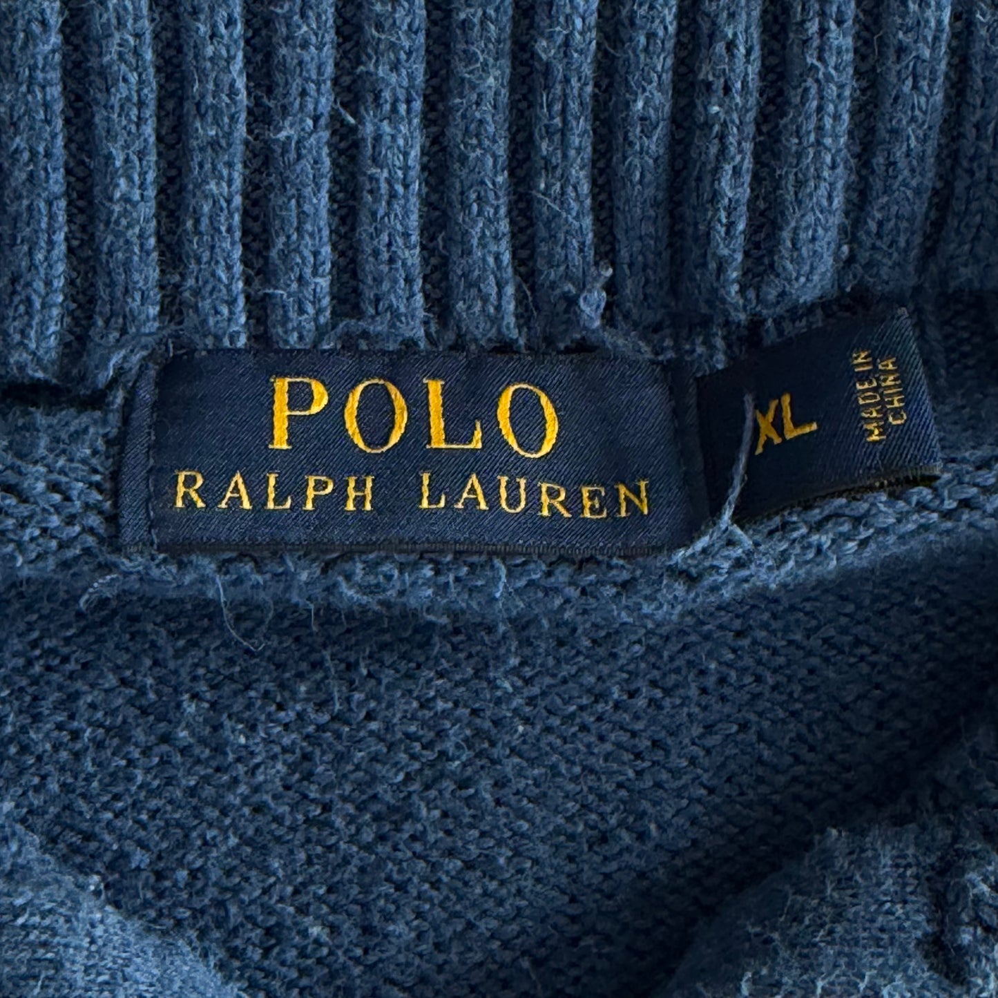 Polo Ralph Lauren Striped Quarter Zip - XL