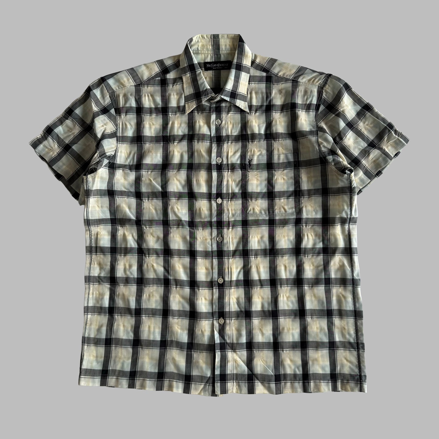 YSL Button Up Shirt - Large