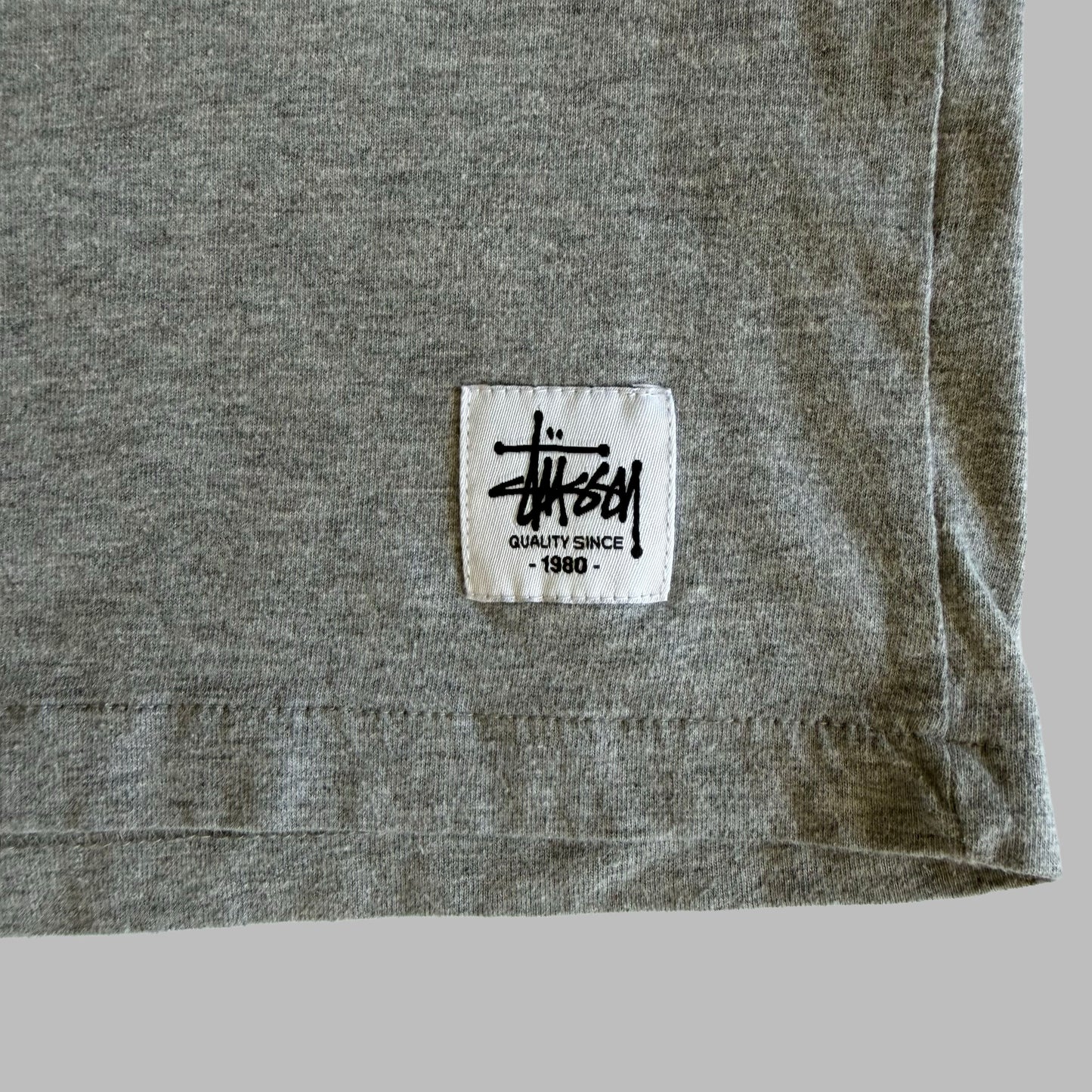 Y2K Stussy Ringer T-Shirt - L