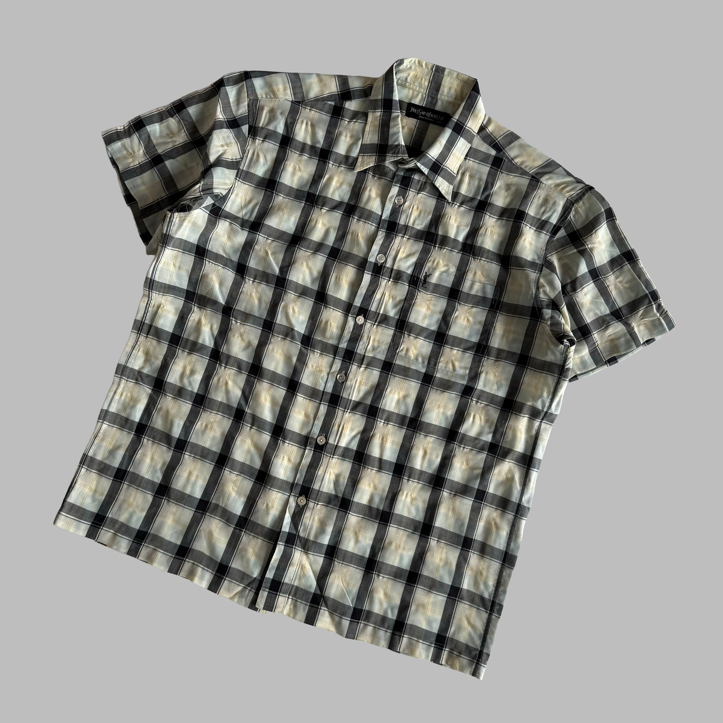 YSL Button Up Shirt - Large