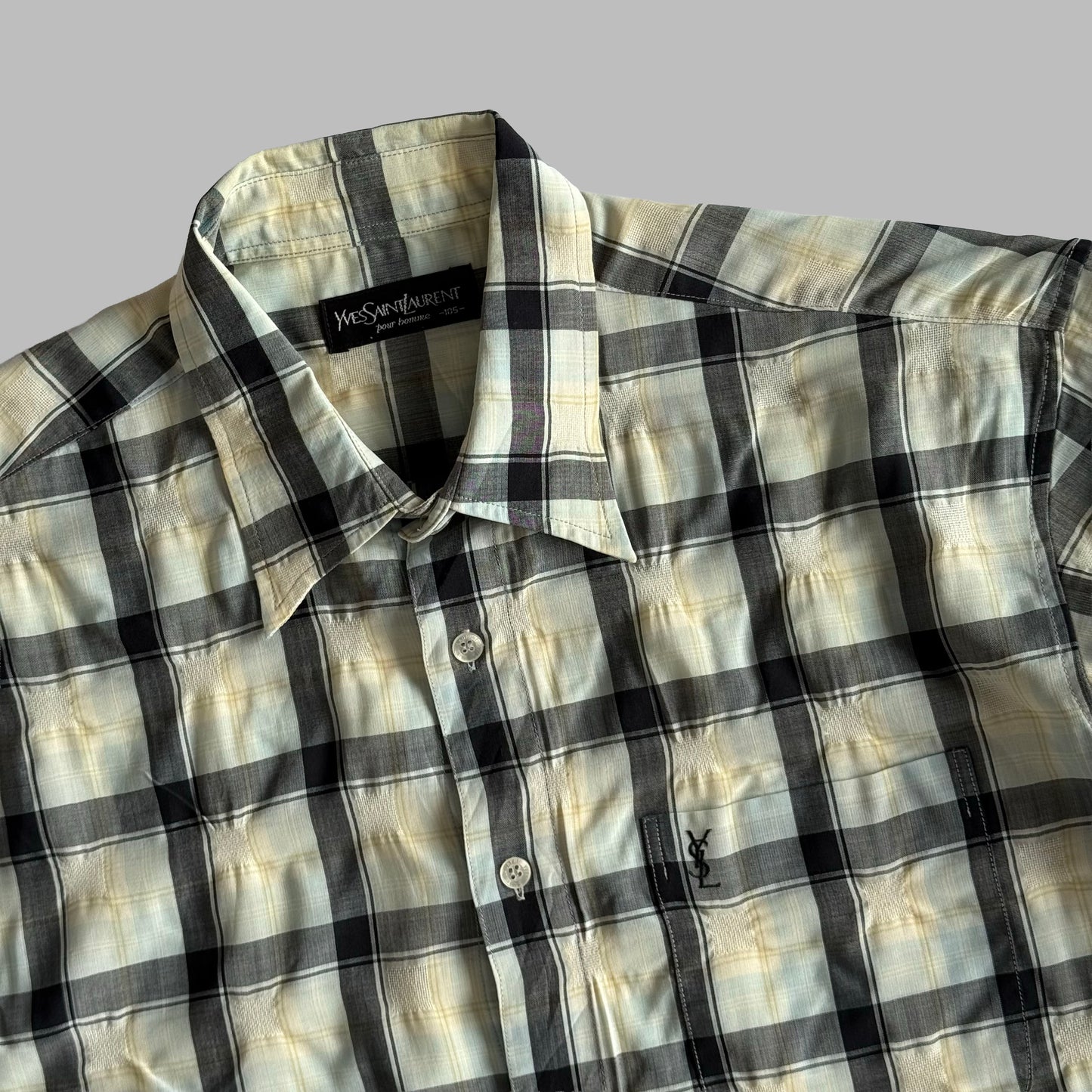 YSL Button Up Shirt - Large