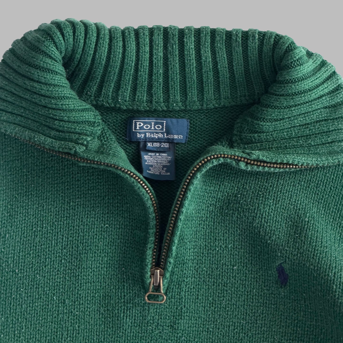 Y2K Polo Ralph Lauren Quarter Zip - S