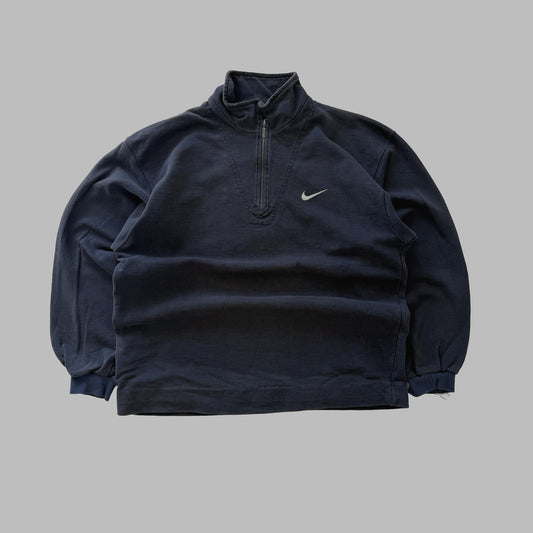 Y2K Nike Single Swoosh Quarter Zip - S