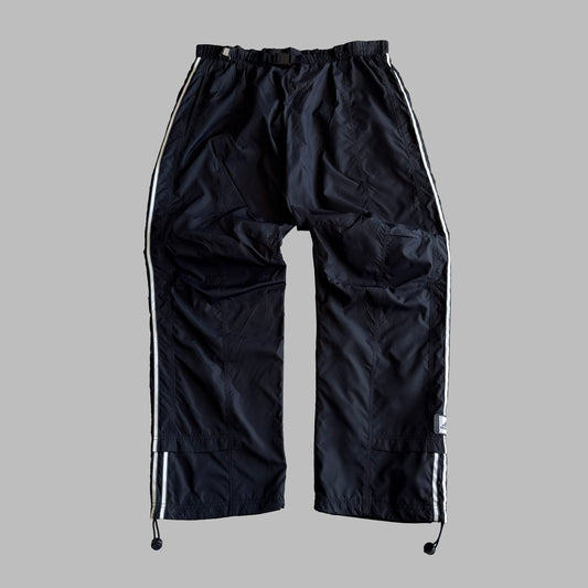 90s Adidas Wide Leg Track Pants - Large