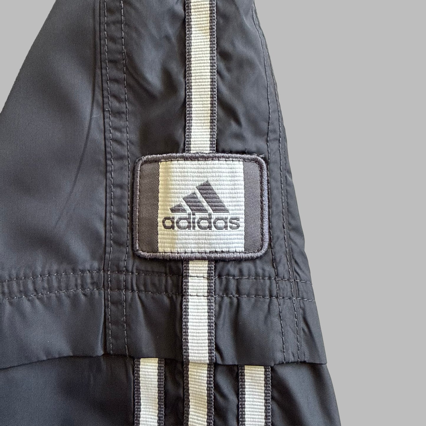 90s Adidas Wide Leg Track Pants - Large