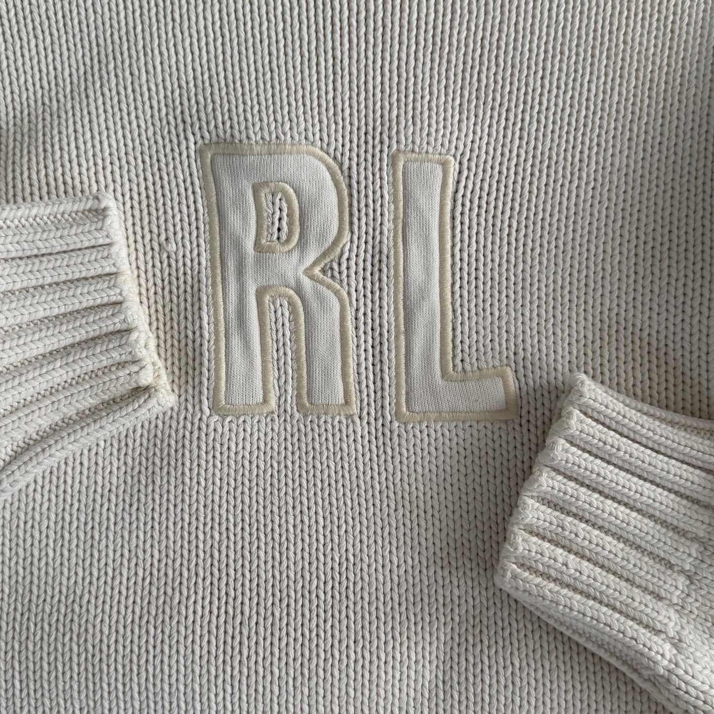 90s Polo Sport RL Heavy Knit Sweater - S