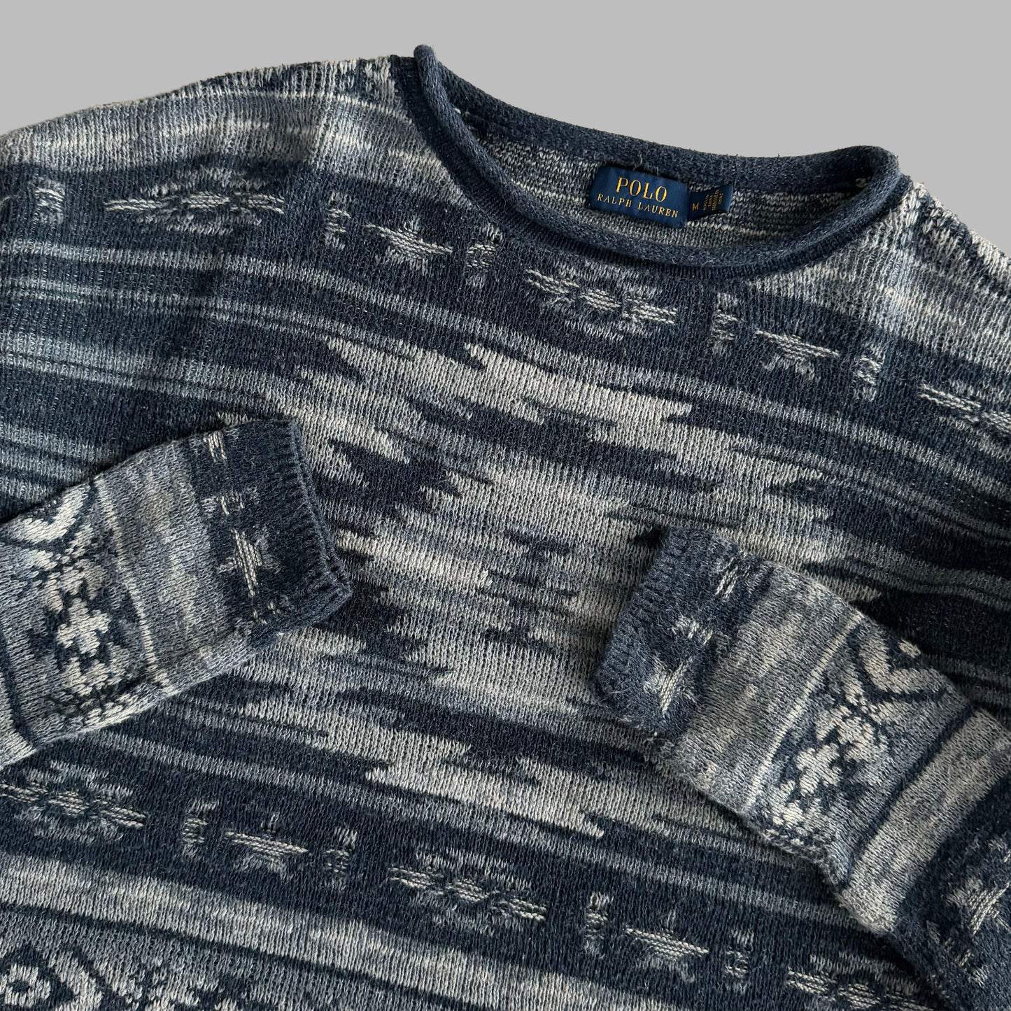 Polo Ralph Lauren Aztec Knit Sweater - M