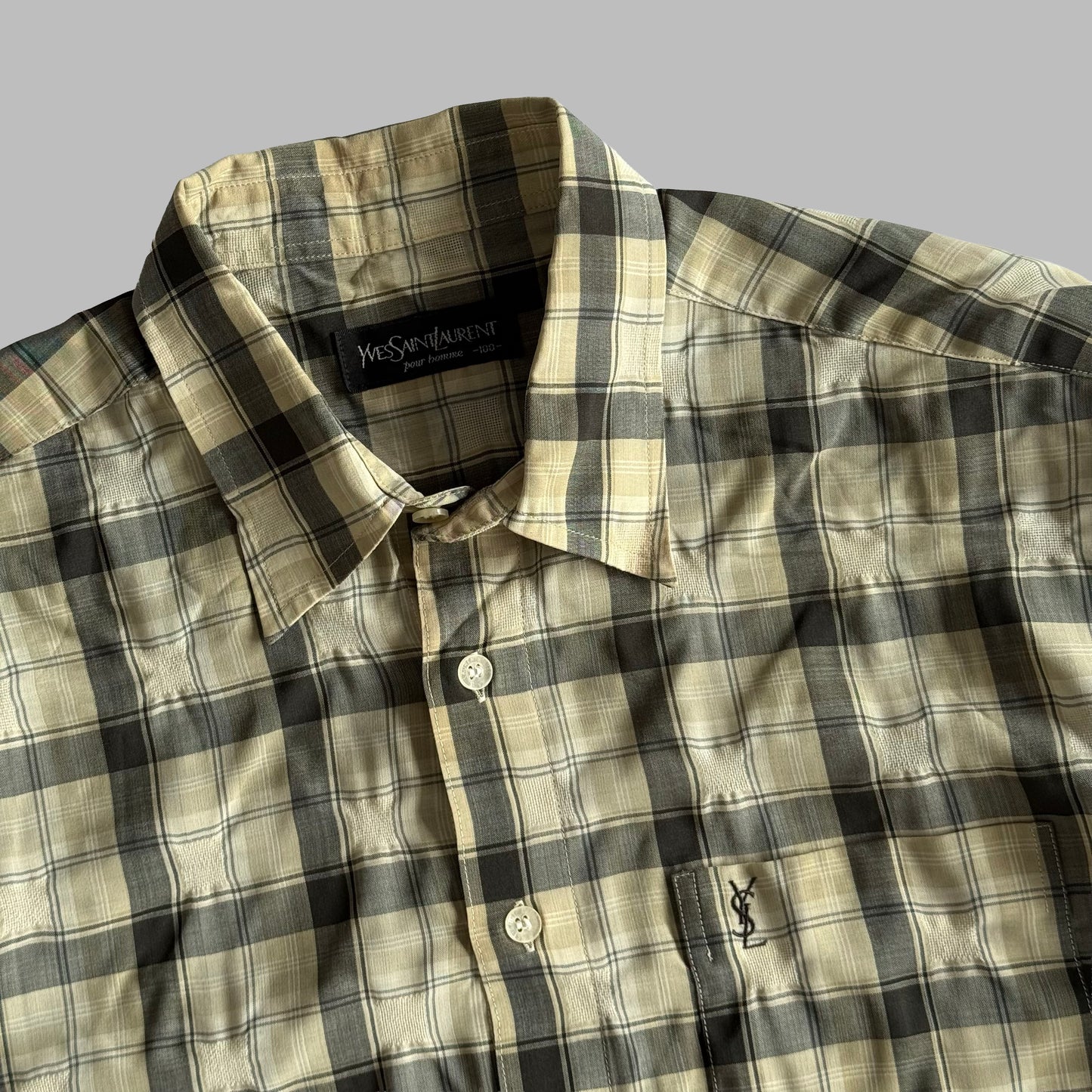 YSL Button Up Shirt - Medium