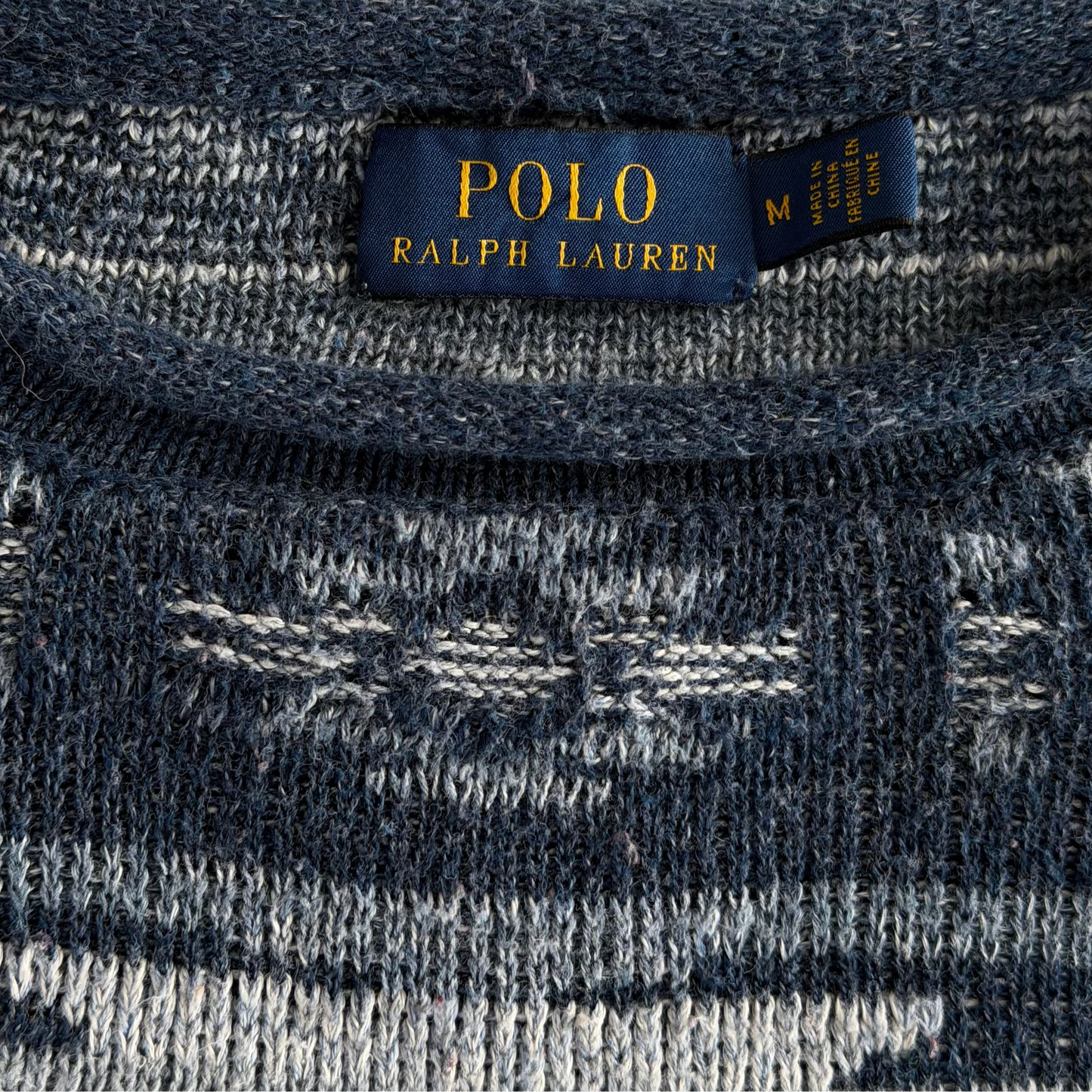 Polo Ralph Lauren Aztec Knit Sweater - M