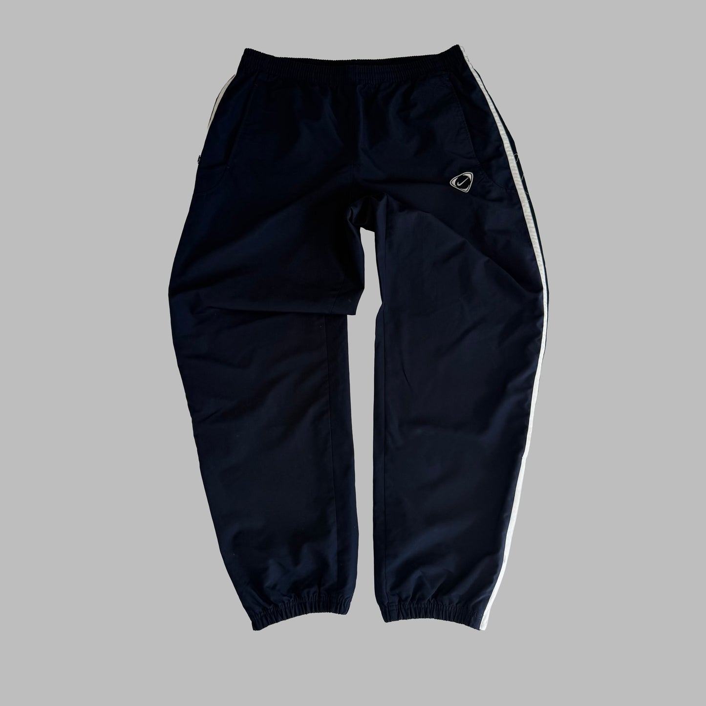 Y2K Nike Baggy Striped Track Pants - XL
