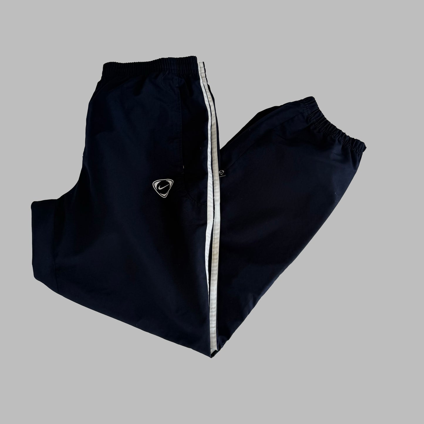 Y2K Nike Baggy Striped Track Pants - XL