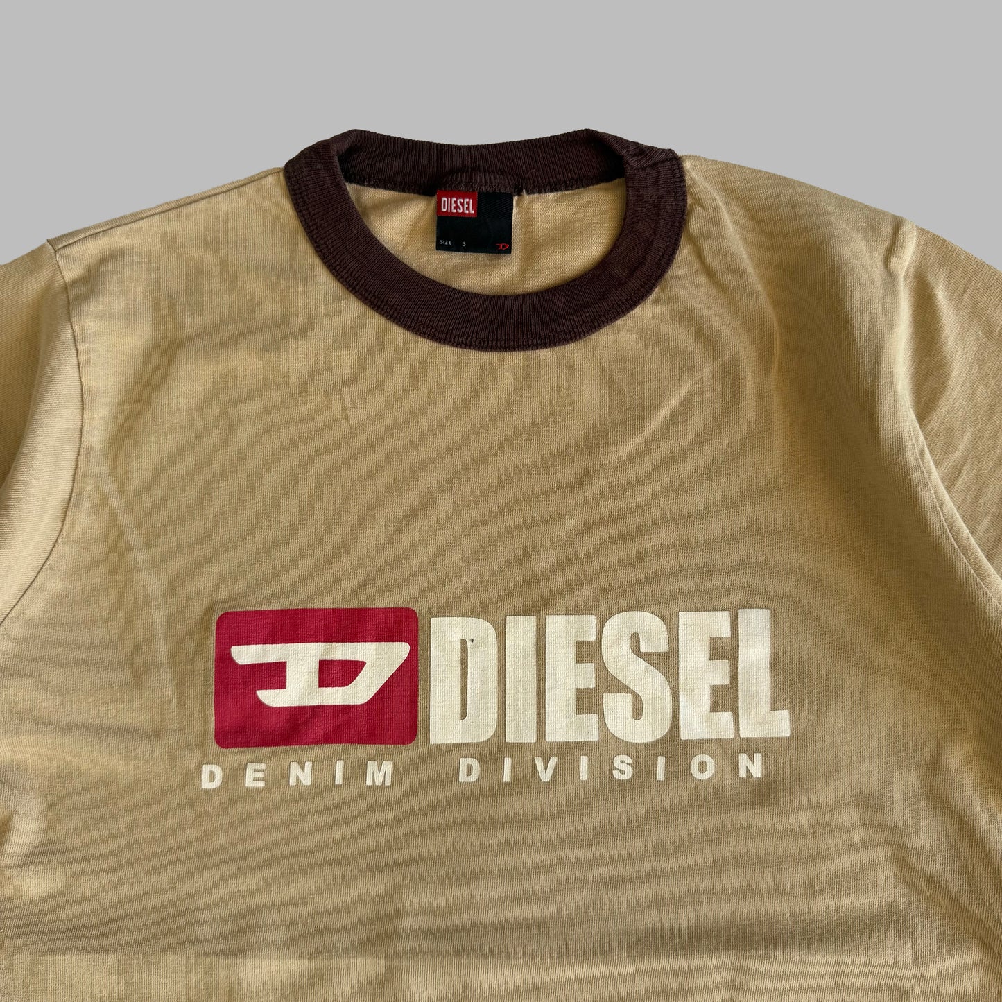Y2K Diesel Ringer T-Shirt - S