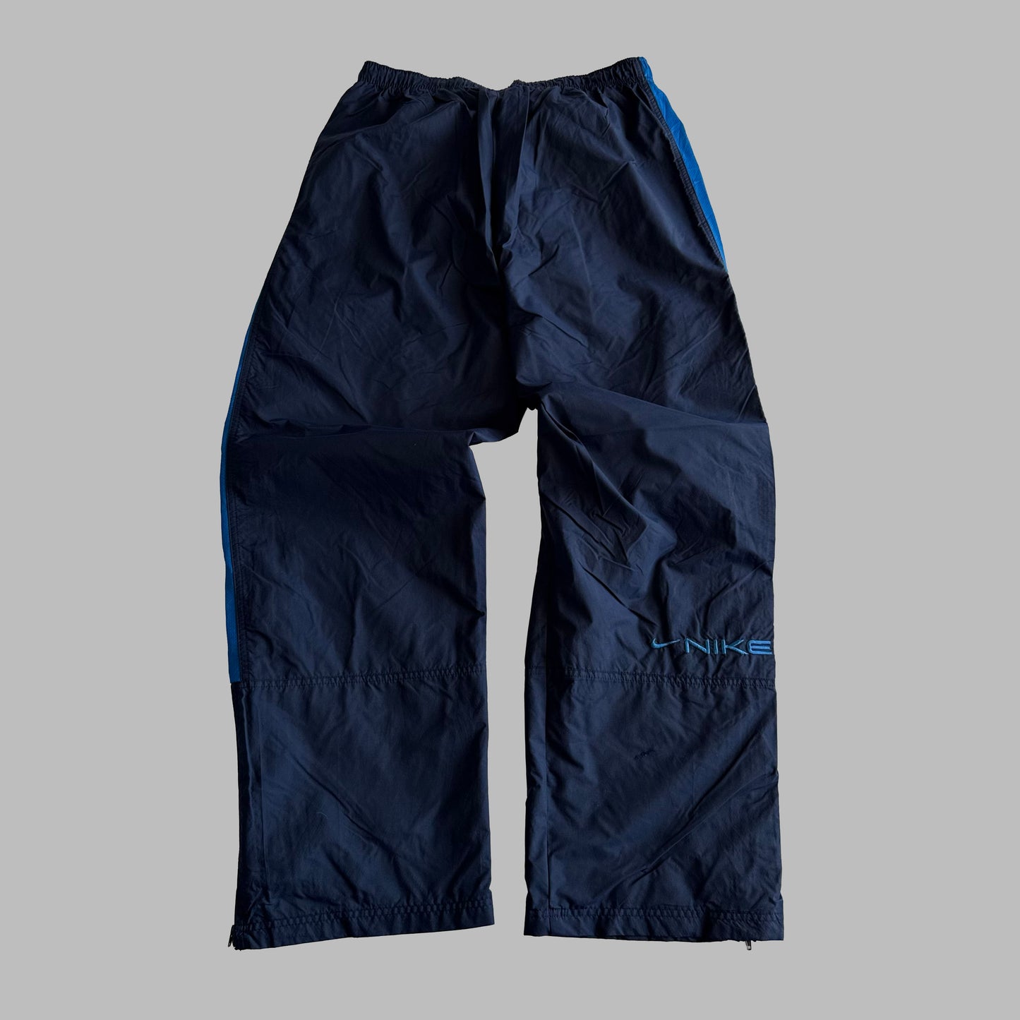 00s Nike Wide Leg Track Pants - Medium