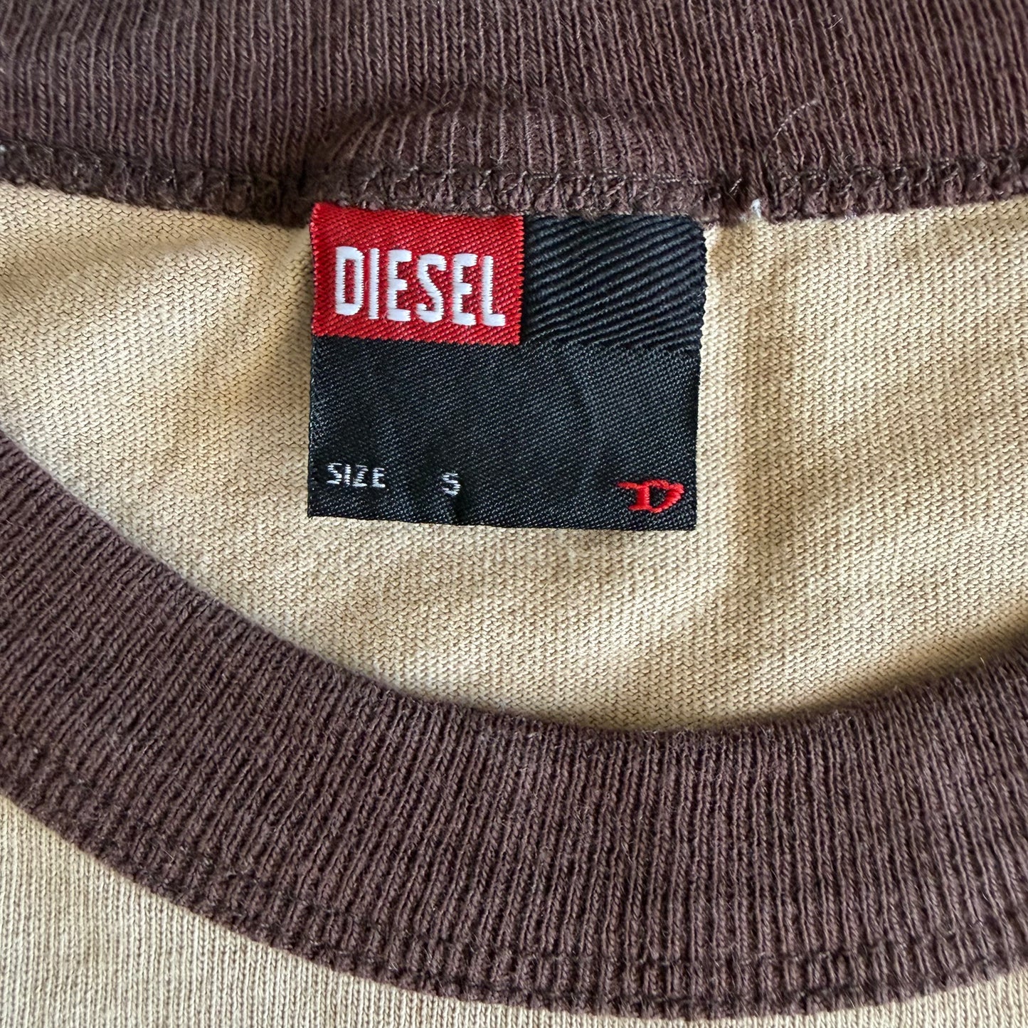 Y2K Diesel Ringer T-Shirt - S
