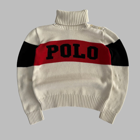 Polo Ralph Lauren Spell Out Heavy Knit - XS