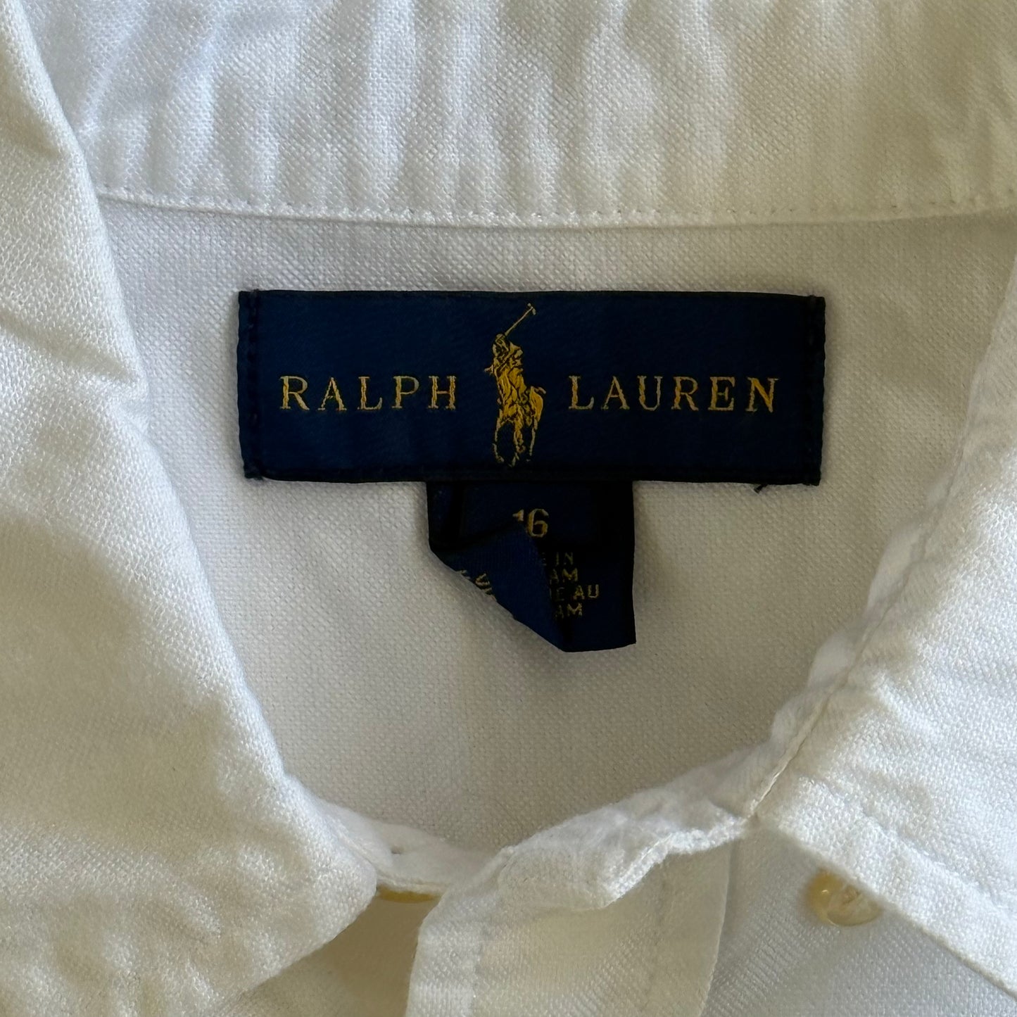Ralph Lauren Button Up Shirt - Small