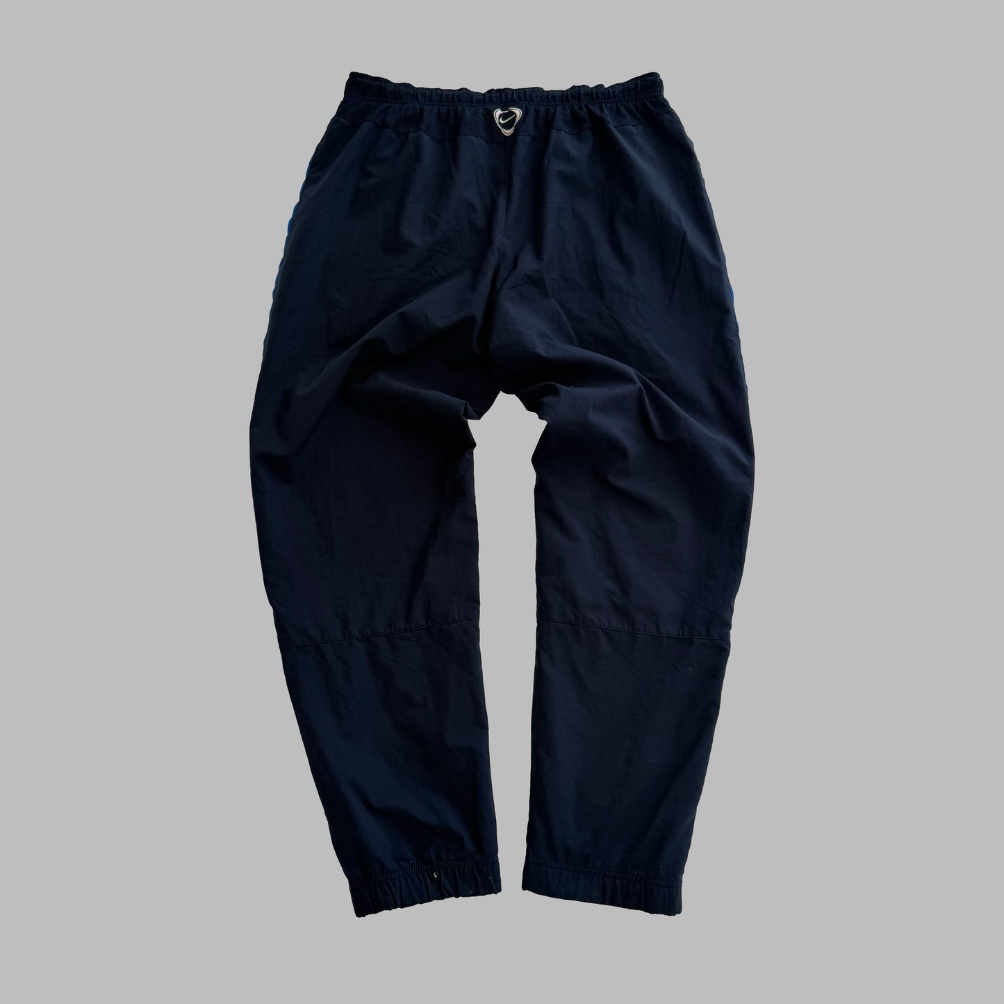 Y2K Nike Baggy Striped Track Pants - L