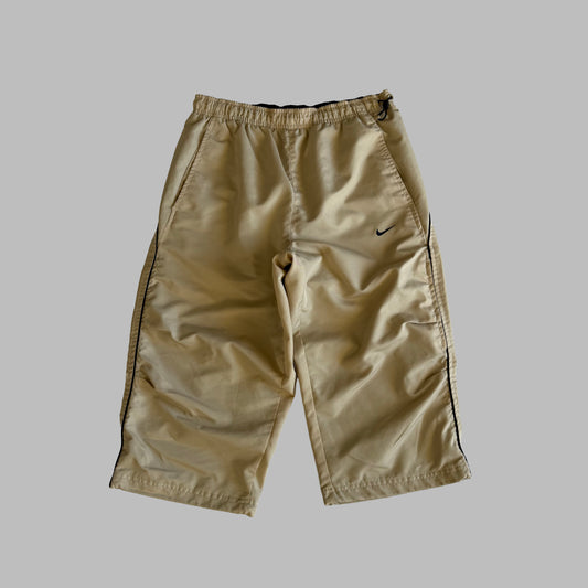 Y2K Nike Striped Lightweight Track Shorts - M