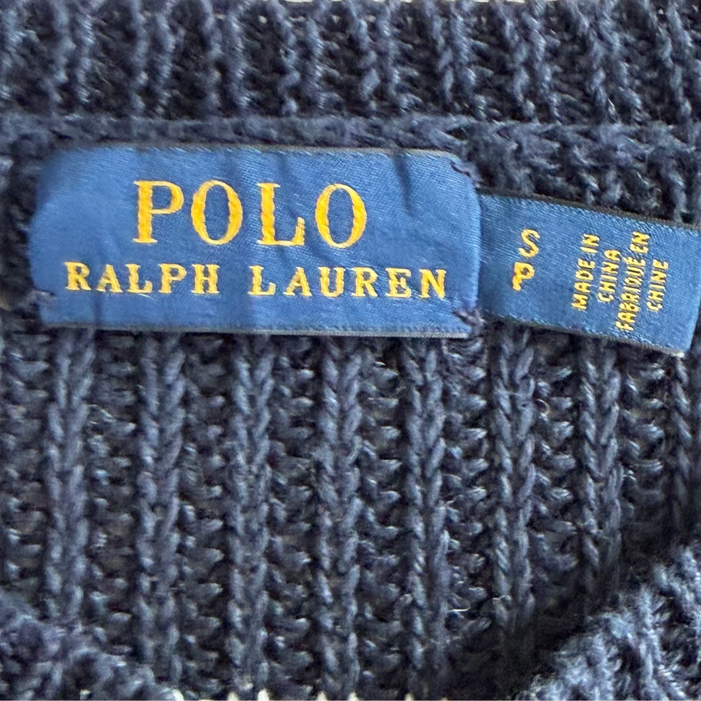 Polo Ralph Lauren Linen Knit Sweater - S