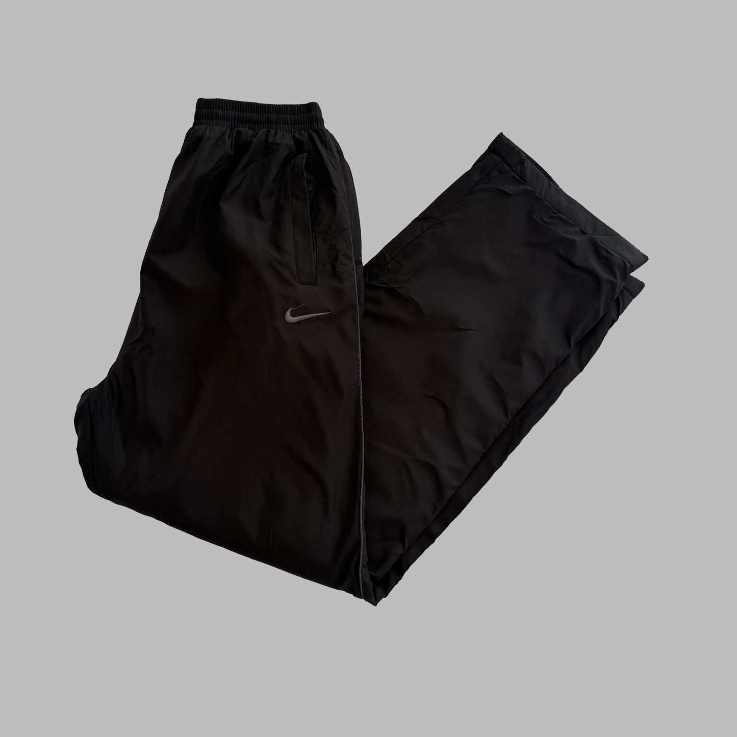 Y2K Nike Wide Leg Heavyweight Track Pants - L