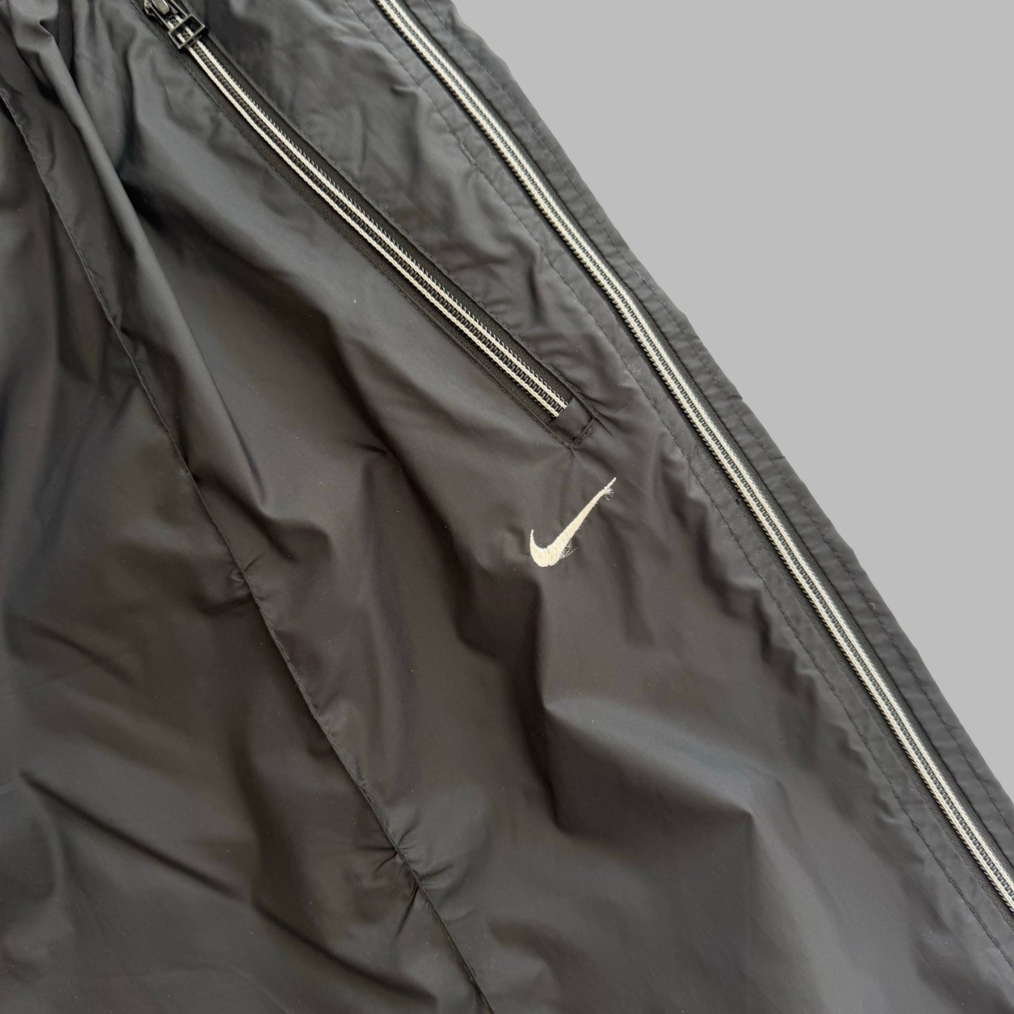 90s Nike Wide Leg Striped Track Pants - L