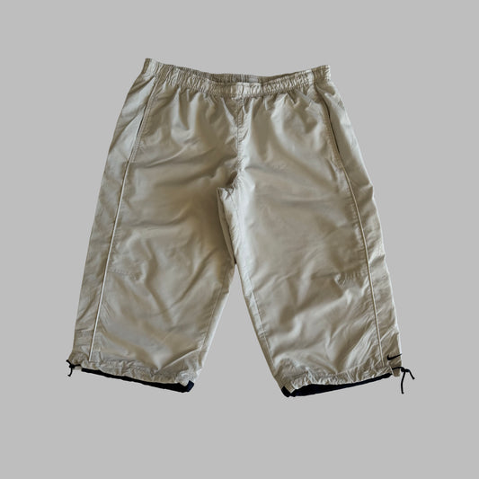 Y2K Nike Striped Lightweight Parachute Shorts - L