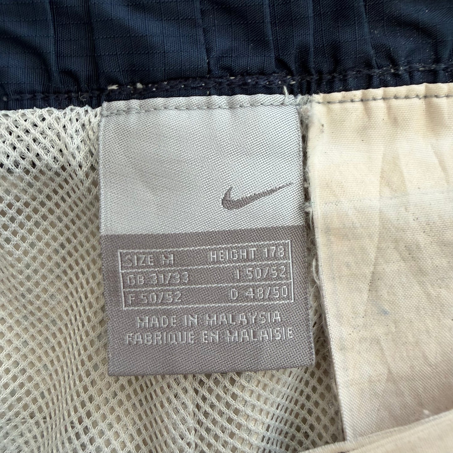 Y2K Nike Wide Leg Track Pants - M