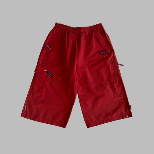 Y2K Nike Lightweight Cargo Shorts - M