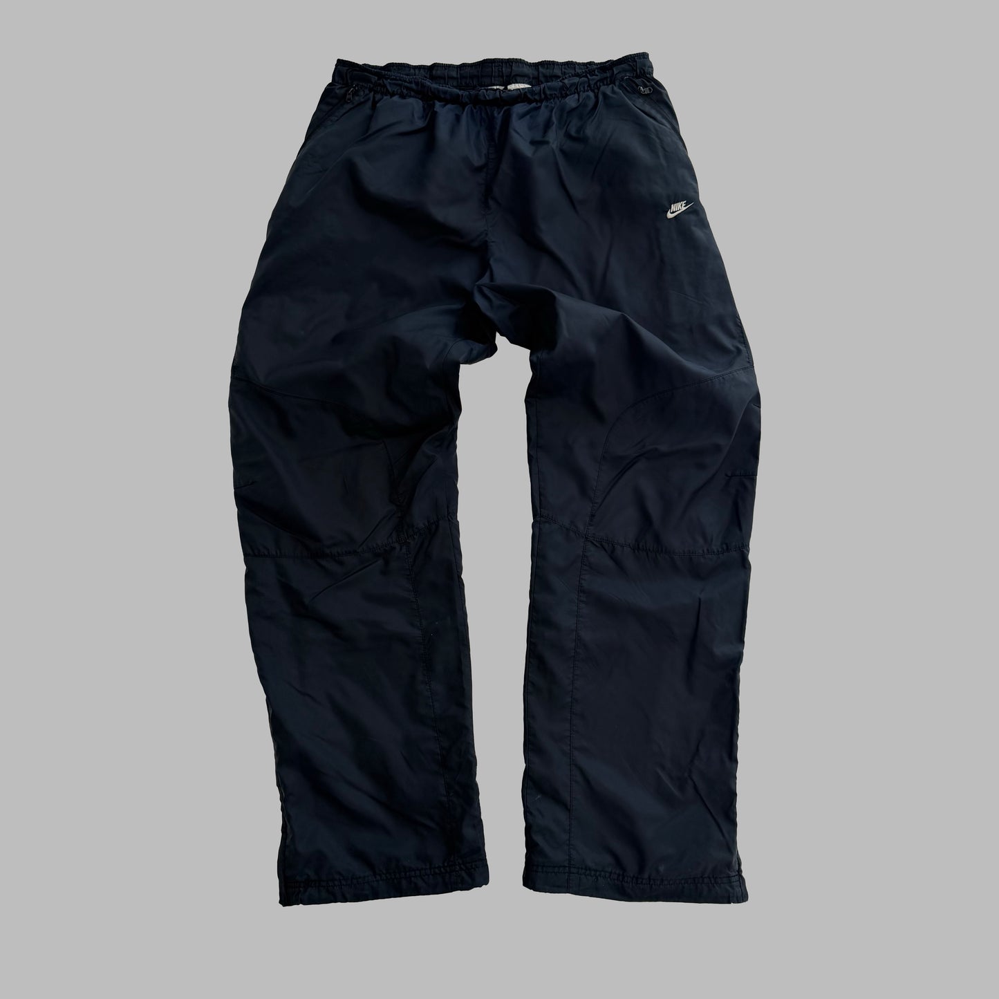 Y2K Nike Wide Leg Striped Track Pants - XL