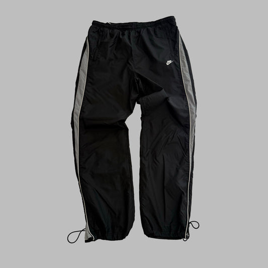Y2K Nike Parachute Striped Track Pants - XXL